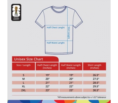 FIFA World Cup 2026™ Unisex 100% Combed Cotton Tee - White + FIFA World Cup 2026™ Unisex Microfiber Dry-Fit Jersey Turquoise/ Blue (MY ONLY)